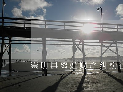 崇明县离婚财产纠纷律师 崇明县离婚财产纠纷律师