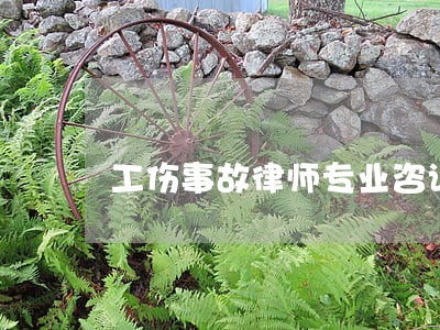 工伤事故律师专业咨询 工伤事故律师专业咨询