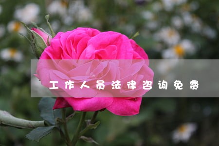 工作人员法律咨询免费 工作人员法律咨询免费
