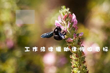 工作法律援助律师收费标准是多少 工作法律援助律师收费标准是多少