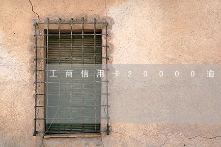 工商信用卡20000逾期