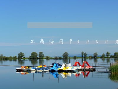 工商信用卡3000逾期两年