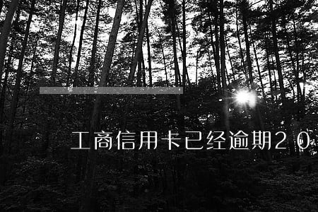 工商信用卡已经逾期200天 工商信用卡已经逾期200天