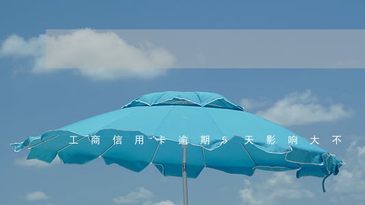 工商信用卡逾期5天影响大不 工商信用卡逾期5天影响大不