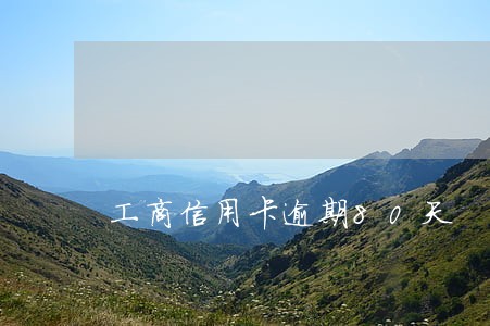 工商信用卡逾期80天