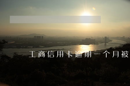 工商信用卡逾期一个月被停用 工商信用卡逾期一个月被停用