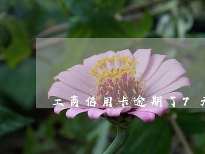 工商信用卡逾期了7天 工商信用卡逾期了7天