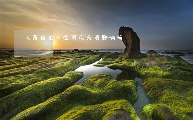 工商信用卡逾期几天有影响吗 工商信用卡逾期几天有影响吗