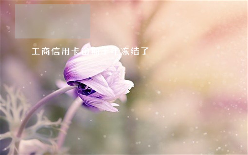 工商信用卡逾期半年冻结了 工商信用卡逾期半年冻结了