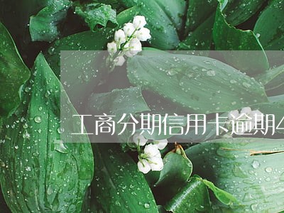 工商分期信用卡逾期4万 工商分期信用卡逾期4万