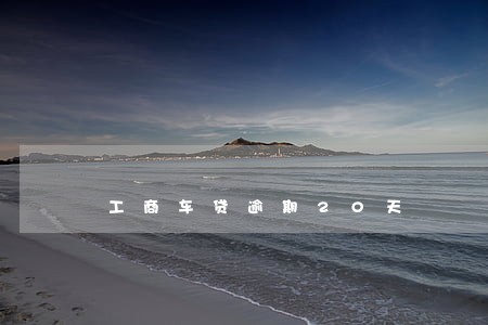 工商车贷逾期20天