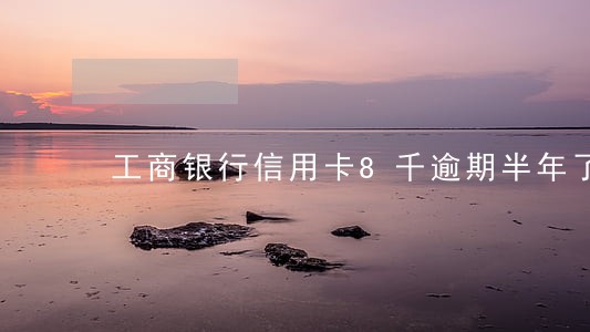 工商银行信用卡8千逾期半年了 工商银行信用卡8千逾期半年了