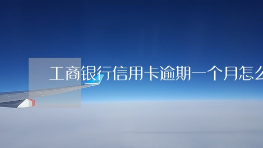 工商银行信用卡逾期一个月怎么样