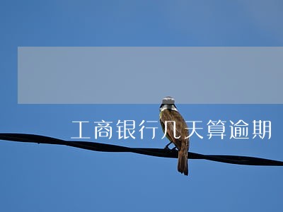 工商银行几天算逾期