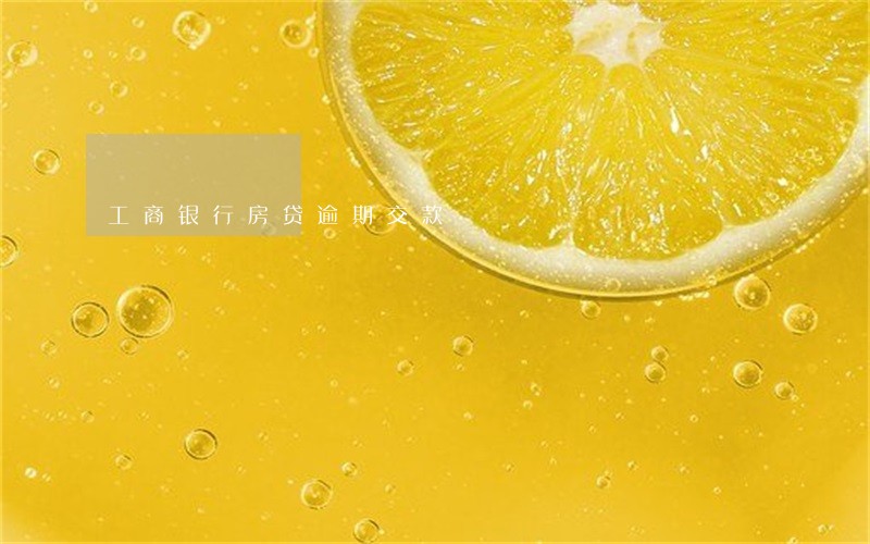 工商银行房贷逾期交款 工商银行房贷逾期交款