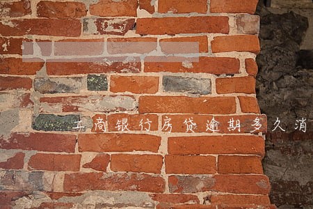 工商银行房贷逾期多久消除 工商银行房贷逾期多久消除