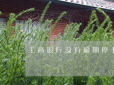工商银行没有逾期停卡 工商银行没有逾期停卡