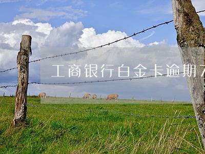 工商银行白金卡逾期74天被冻结 工商银行白金卡逾期74天被冻结