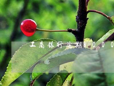 工商银行逾期8000元 工商银行逾期8000元