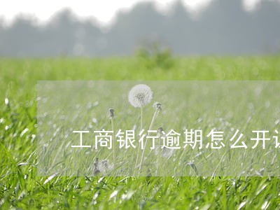 工商银行逾期怎么开证明 工商银行逾期怎么开证明