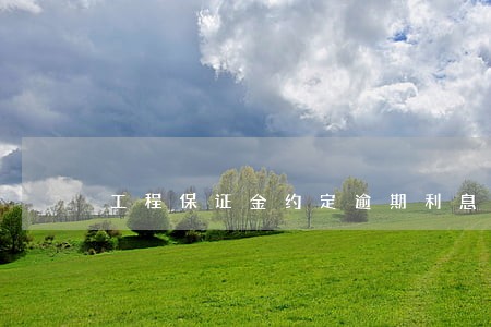 工程保证金约定逾期利息36 工程保证金约定逾期利息36