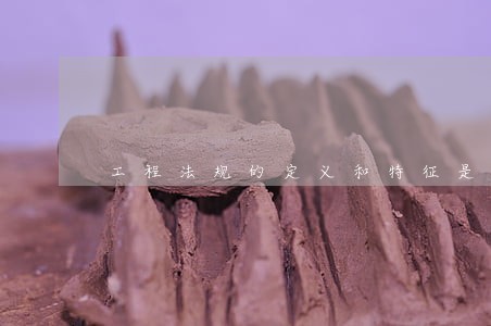 工程法规的定义和特征是什么意思 工程法规的定义和特征是什么意思
