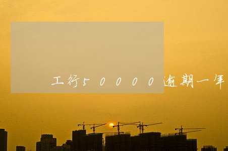 工行50000逾期一年 工行50000逾期一年