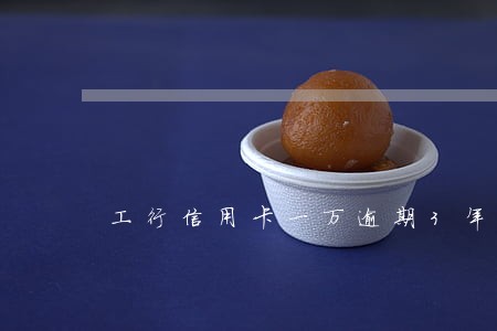 工行信用卡一万逾期3年 工行信用卡一万逾期3年