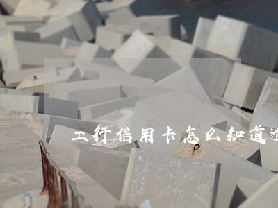 工行信用卡怎么知道逾期 工行信用卡怎么知道逾期