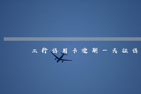 工行信用卡逾期一天征信 工行信用卡逾期一天征信