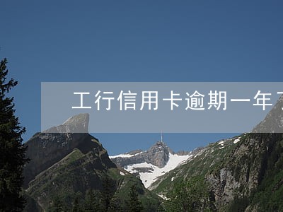 工行信用卡逾期一年了 工行信用卡逾期一年了