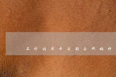 工行信用卡逾期会影响什么时候 工行信用卡逾期会影响什么时候