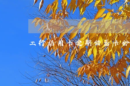 工行信用卡逾期储蓄卡秒扣 工行信用卡逾期储蓄卡秒扣