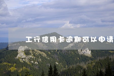 工行信用卡逾期可以申请分期吗