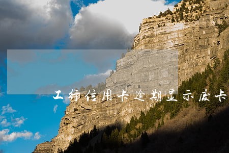 工行信用卡逾期显示废卡 工行信用卡逾期显示废卡