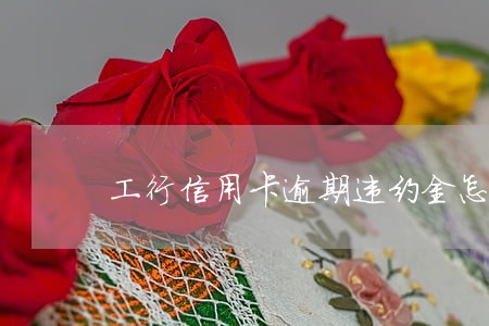 工行信用卡逾期违约金怎么算的
