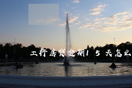工行房贷逾期15天怎么处理 工行房贷逾期15天怎么处理