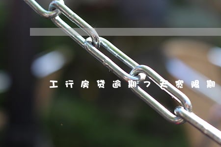 工行房贷逾期7天宽限期 工行房贷逾期7天宽限期