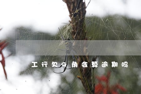 工行欠9角会算逾期吗