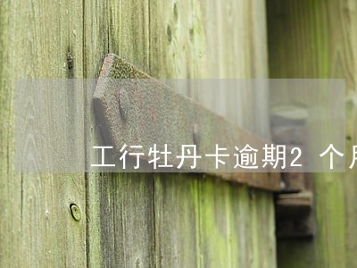 工行牡丹卡逾期2个月冻结 工行牡丹卡逾期2个月冻结