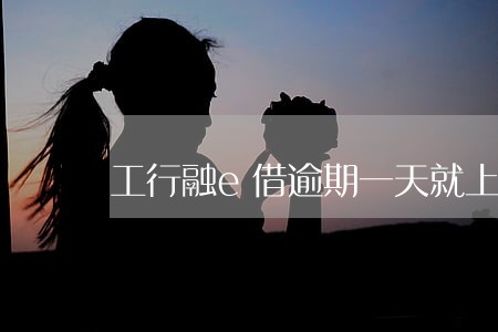 工行融e借逾期一天就上征信 工行融e借逾期一天就上征信