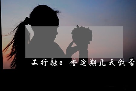 工行融e借逾期几天能否撤销 工行融e借逾期几天能否撤销