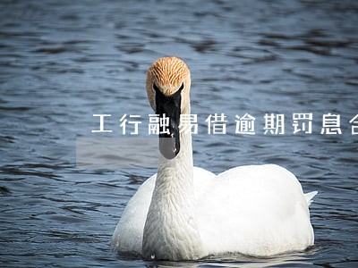 工行融易借逾期罚息合法吗 工行融易借逾期罚息合法吗
