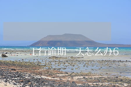 工行逾期一天怎么办6 工行逾期一天怎么办6