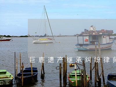 巨鹿遗产继承纠纷律师 巨鹿遗产继承纠纷律师