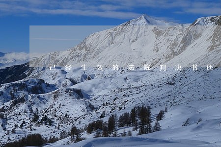 已经生效的法院判决书还用质证 已经生效的法院判决书还用质证