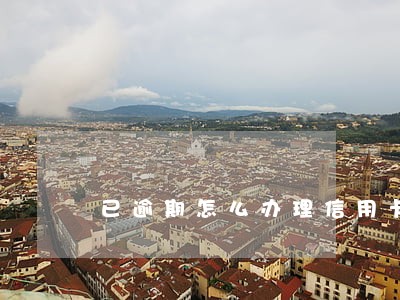 已逾期怎么办理信用卡 已逾期怎么办理信用卡