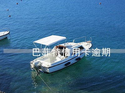 巴菲特信用卡逾期 巴菲特信用卡逾期