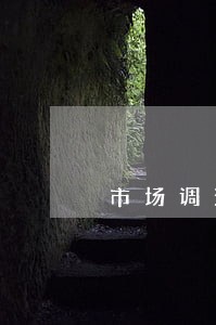 市场调查法律依据有哪些 市场调查法律依据有哪些