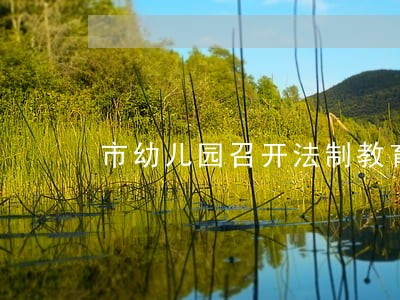 市幼儿园召开法制教育讲座 市幼儿园召开法制教育讲座